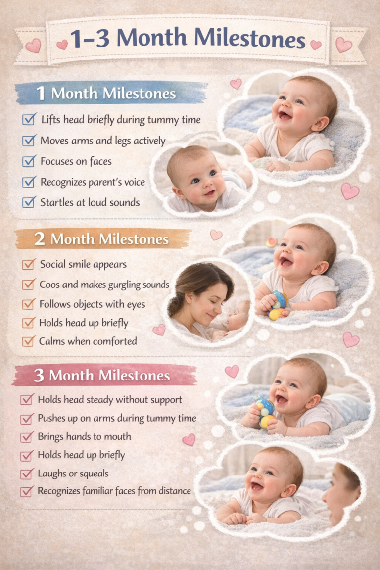 0-3 Months Development Milestones